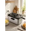 Brock DF 3001 SS fritieris 3,2L 2200W melns/tērauds