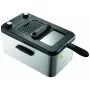 Brock DF 3001 SS fritieris 3,2L 2200W melns/tērauds
