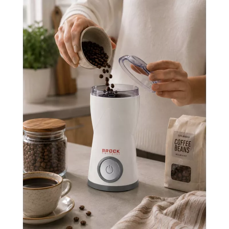 Brock ECP 105 elektriskā turku kafas vārītāja, 300 ml, 800 W, melna un nerūsējošais tērauds, 4 krūzes, bezvadu ar 360° pamatni