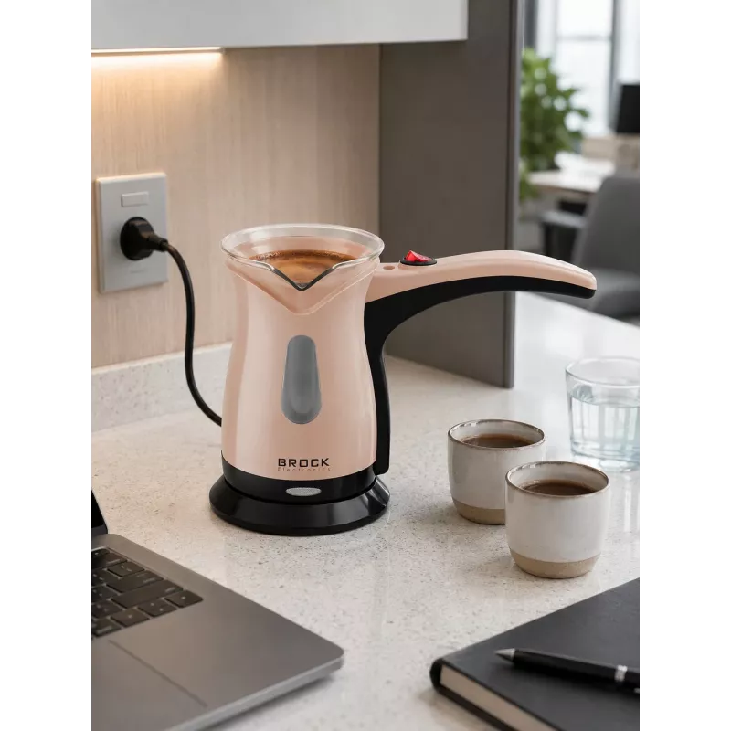 Brock ECP 106 Turku kafijas vārītājs 0,5L 500W Krēmkrāsas/Melns