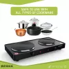 Brock EP 200 BK Elektriskā tējkanna - 1.7 L, 2200 W, dubultsienu, auksta pieskāriena, melna
