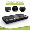 Brock EP 200 BK divu riņķu elektriskā plīts, 2500 W, melna