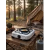 Brock GS 001 W vienas degļa gāzes plīts, 1,5 kW, manuāla aizdedze, emaljēts tērauds, balta