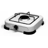 Brock GS 001 W vienas degļa gāzes plīts, 1,5 kW, manuāla aizdedze, emaljēts tērauds, balta