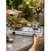 Brock GS 002 W sviestmaižu presētājs, 750 W, nelīpošas trīsstūrveida plāksnes, balts