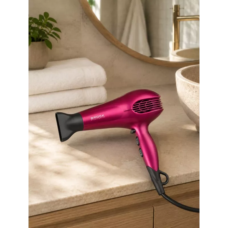 Brock HD 9501 PK matu fēns 1800W, rozā