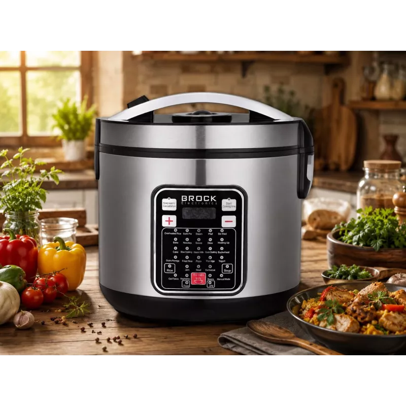 Brock MC 3203 multivārītājs 5L 900W melns/nerūsējošais tērauds