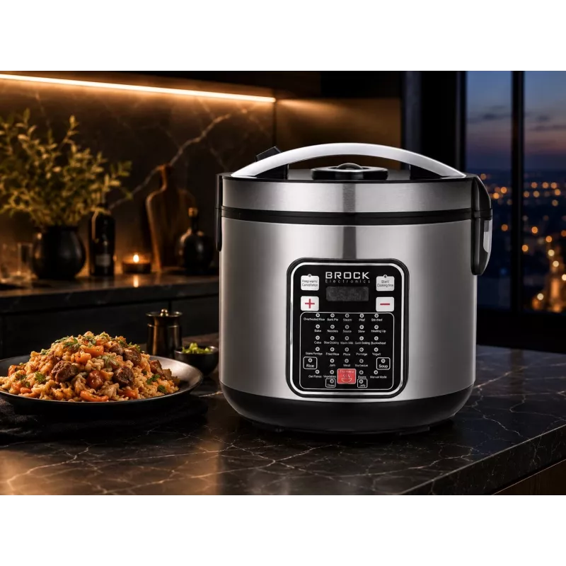 Brock MC 3203 multivārītājs 5L 900W melns/nerūsējošais tērauds