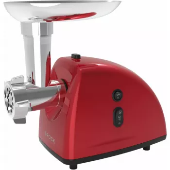 Brock MG 1502 RD Gaļas maļamā mašīna 1500W, Sarkana/Tērauda