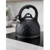 Brock MWK 002 BK La Cuisinette tējkanna 2,7L melna/nerūsējošais tērauds