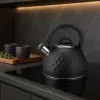 Brock MWK 003 BK La Cuisinette elektriskā tējkanna 2,5 L 2200 W melna/tērauda