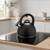 Brock MWK 003 BK La Cuisinette elektriskā tējkanna 2,5 L 2200 W melna/tērauda