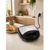 Brock SSM 2004 SS 3-in-1 sviestmaižu, vafeļu un riekstiņu gatavotājs, 750W, melns/nerūsējošais tērauds