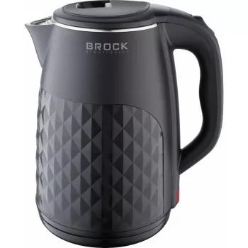 Brock WK 0618 BK elektriskā tējkanna ar dubultām sienām 1,8L 1500W, melna