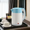 Brock WK 5521 WH elektriskā tējkanna 1,8L 1500W balta/zila ar 360° pamatni