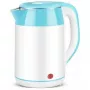 Brock WK 5521 WH elektriskā tējkanna 1,8L 1500W balta/zila ar 360° pamatni