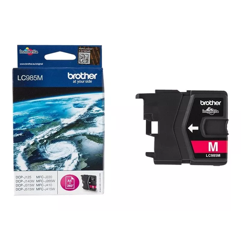 Brother LC985MBP Original Magenta Ink Cartridge (Blister Packaging)