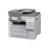 Brother MFC-J5117DW A3 krāsu tintes daudzfunkciju printeris ar drukāšanu, kopēšanu, skenēšanu, faksu, divpusējo drukāšanu, Wi-Fi, Ethernet, USB, 250 lapu padevi, 50 lapu ADF, skārienekrānu, baltā krāsā