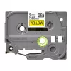 Brother P-touch TZS611 laminēta lente ar stipru līmi 6mm melna uz caurspīdīgas 8m
