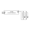 Brumberg 17251000 LED draiveris DALI taisnstūrveida balts 80W 230V 24V