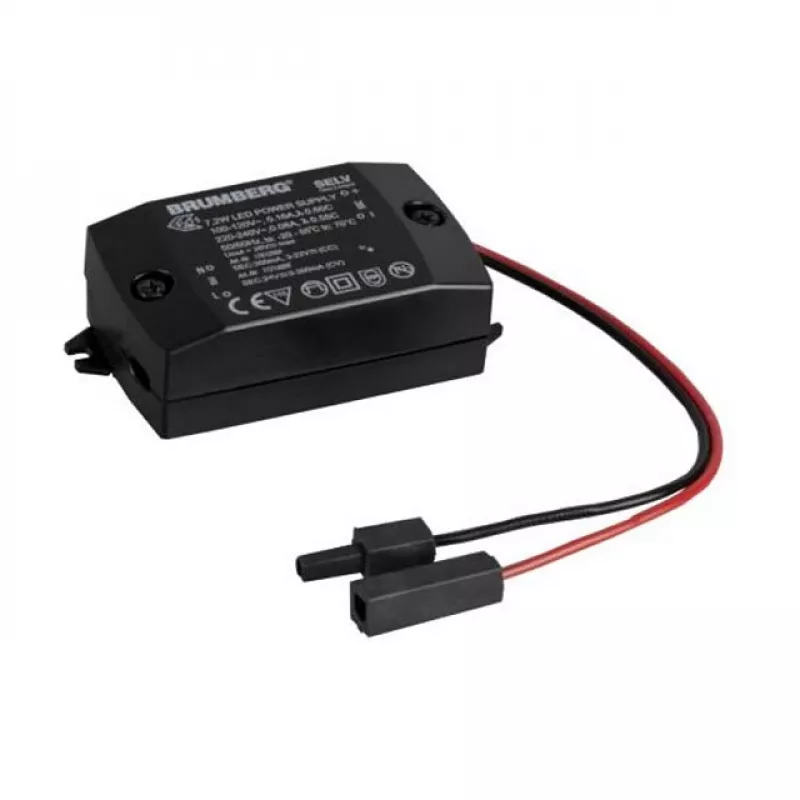Brumberg 17662000 LED Constant Current Driver 7.2W 350mA 230V Black
