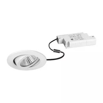 Brumberg 39353073 DAMITA LED Griestu Prožektors Apaļš Balts 6W 230V IP65 Grozāms Fāzes Nogriešanas Dimmerējams 3000K Silts Balts