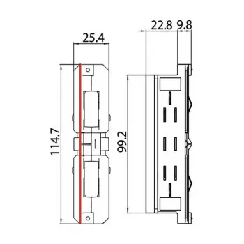 Brumberg 87114080 Elektriskais savienotājs, 3 polu, push-in, 16A 250V, IP20, melns