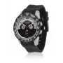 BULTACO MAN H1PA48C-SA1 48mm Kvarca analogais pulkstenis, melna silikona siksniņa
