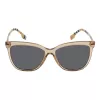 BURBERRY BE4308-385687 Sieviešu kaķacs formas saulesbrilles Havana 56/16/140 mm