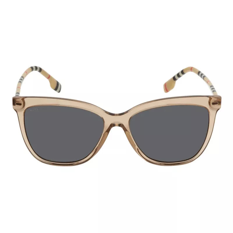 BURBERRY BE4308-385687 Sieviešu kaķacs formas saulesbrilles Havana 56/16/140 mm