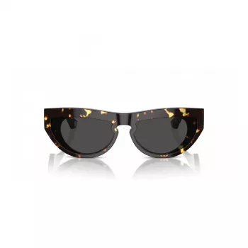 Burberry BE4422U410687 Sieviešu saulesbrilles - Kvadrātveida caurspīdīgi pelēks rāmis, tumši pelēkas lēcas 58mm
