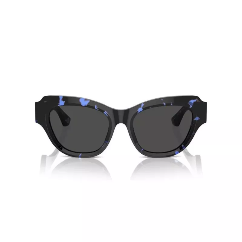 Burberry BE4423-411187 Sieviešu saulesbrilles, caurspīdīgs pelēks rāmis, pelēkas gradienta lēcas, 52 mm