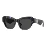 Burberry BE4423-411187 Sieviešu saulesbrilles, caurspīdīgs pelēks rāmis, pelēkas gradienta lēcas, 52 mm