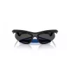 Burberry BE4462-345287 Sieviešu saulesbrilles Ģeometriskas Caurspīdīgi Pelēks Acetāts Tumši Pelēkas Lēcas 64/20/125 mm