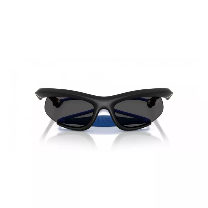 Burberry BE4462-345287 Sieviešu saulesbrilles Ģeometriskas Caurspīdīgi Pelēks Acetāts Tumši Pelēkas Lēcas 64/20/125 mm
