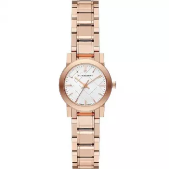 Burberry BU9204 Sieviešu kvarca pulkstenis 26mm Nerūsējošais tērauds Sudraba ciparnīca