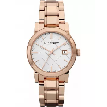 Burberry sieviešu pulkstenis BU9104 26mm Šveices kvarcs Nerūsējošais tērauds Sudrabs