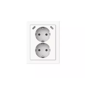 BUSCH-JAEGER 2TKA00006023 Safety+ USB-C dubultā kontaktligzda, Alpu balta