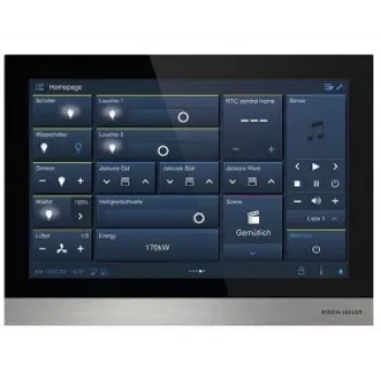 Busch-Jaeger IP touch 10 LAN/WLAN H8237-4B-03 viedās mājas vadības panelis, 10,1 collu skārienekrāns, melns 2TMA130050B0058