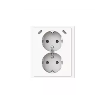 BUSCH-JAEGER Safety+ USB-C dubultā kontaktligzda 2x USB C, antracīta 2TKA00006020