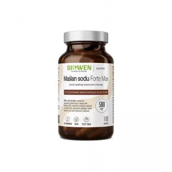 BWN BIOWEN nātrija butirāts 580 mg – uztura bagātinātājs cilvēkiem – 100 kapsulas