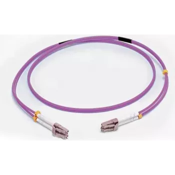 C2G 2m LC/LC OM4 LSZH optiskās šķiedras savienojuma kabelis, violets 81750