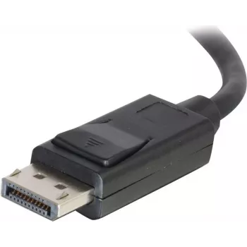C2G 5,0m DisplayPort kabelis ar fiksatoriem, vīrišķais uz vīrišķo, melns 84403