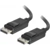 C2G 5,0m DisplayPort kabelis ar fiksatoriem, vīrišķais uz vīrišķo, melns 84403
