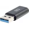 C2G USB C uz USB adapteris - SuperSpeed USB adapteris - 5Gbps - USB-C sievišķais uz USB-A vīrišķo - USB 3.0 - Liets - Melns