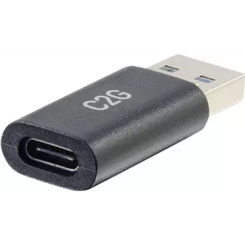 C2G USB C uz USB adapteris - SuperSpeed USB adapteris - 5Gbps - USB-C sievišķais uz USB-A vīrišķo - USB 3.0 - Liets - Melns