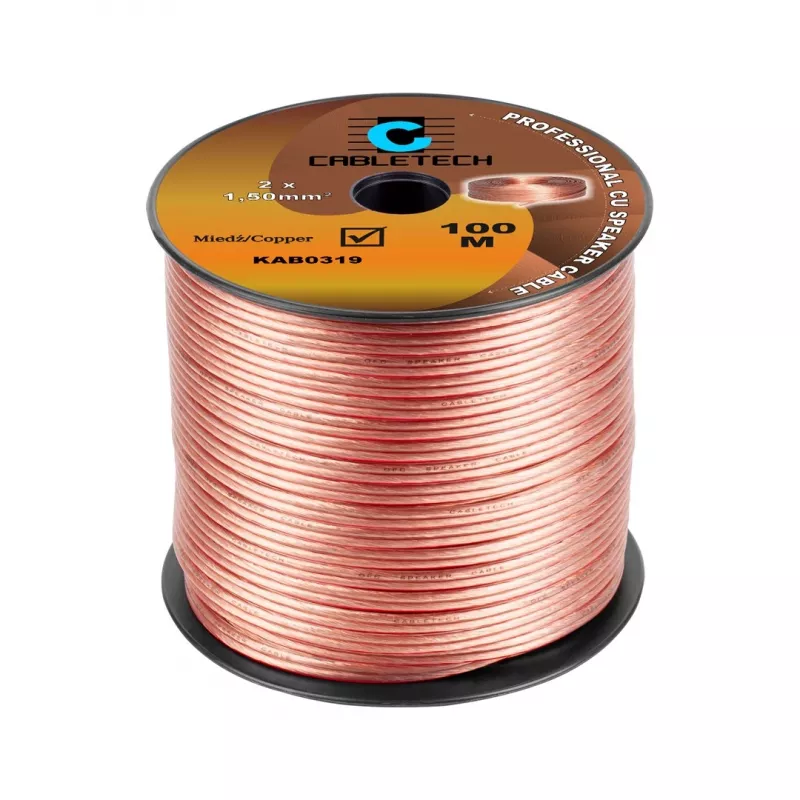 CABLETECH Skaļruņu kabelis 1.5mm