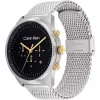 CALVIN KLEIN Vīriešu City kolekcijas pulkstenis 25200296 44mm Nerūsējošais tērauds Šveices kvarcs