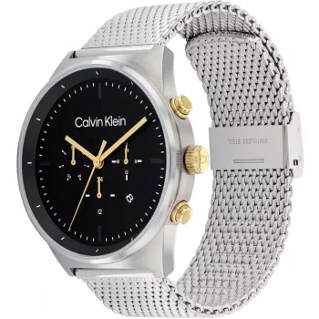 CALVIN KLEIN Vīriešu City kolekcijas pulkstenis 25200296 44mm Nerūsējošais tērauds Šveices kvarcs
