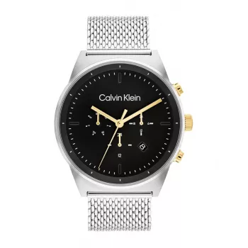 CALVIN KLEIN Vīriešu City kolekcijas pulkstenis 25200296 44mm Nerūsējošais tērauds Šveices kvarcs